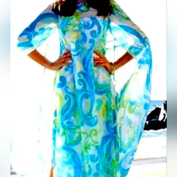 Lilly Pulitzer HTF 🦄 Kingston Maxi Caftan. Size 2. - Picture 6 of 7